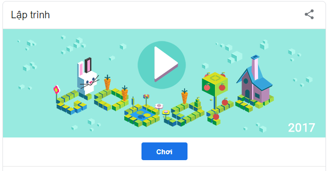 Google Doodle kỷ niệm 50 năm ra đời Kids Coding