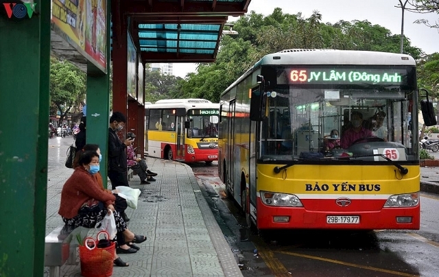 Từ ngày 4/5, xe buýt Hà Nội hoạt động trở lại