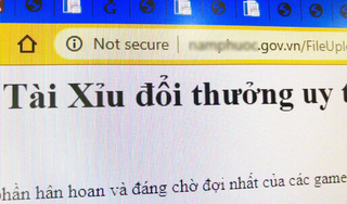 Website gov.vn bị tấn công, quảng cáo game đánh bài