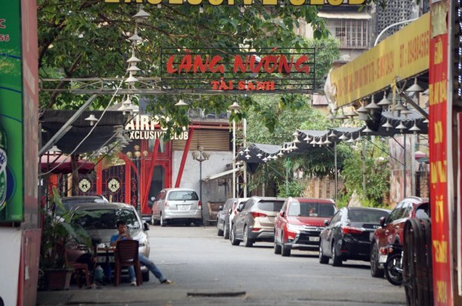 Xử lý nhà hàng, quán bar, bãi trông xe xây dựng trái phép ở Hà Nội