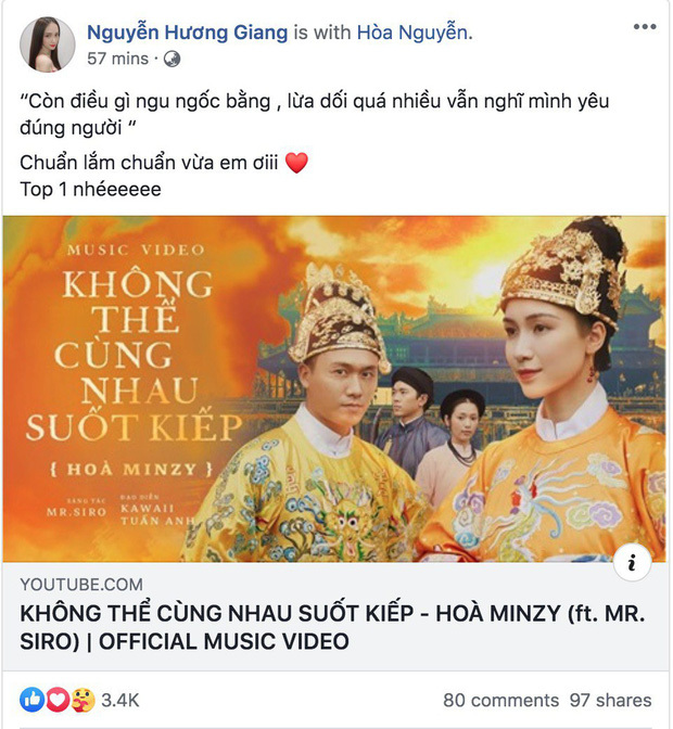 Vừa ra mắt sản phẩm mới, MV của Hòa Minzy nhận được nhiều ý kiến trái chiều