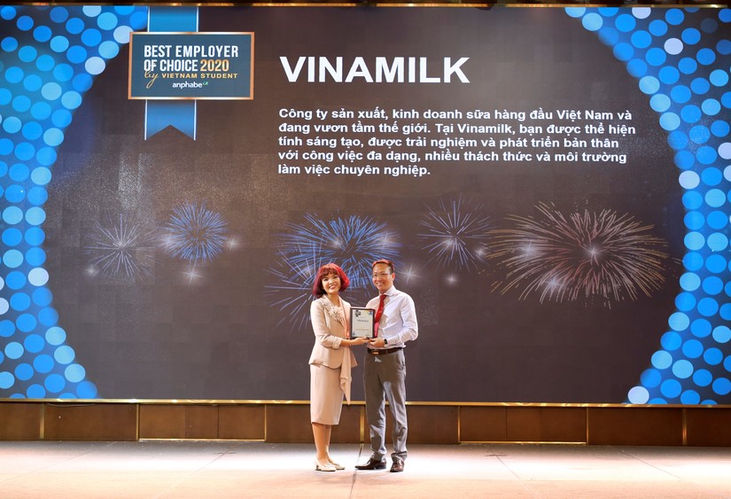 Vinamilk được các bạn trẻ bình chọn là thương hiệu nhà tuyển dụng hấp dẫn nhất Việt Nam