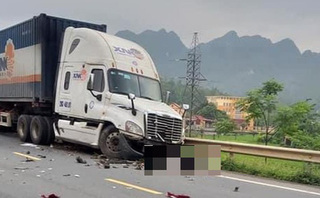Lạng Sơn: Tài xế container đâm liên hoàn 5 xe đi ngược chiều đã trình diện