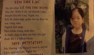 Thiếu nữ Nghệ An mất tích sau cuộc điện thoại bí ẩn