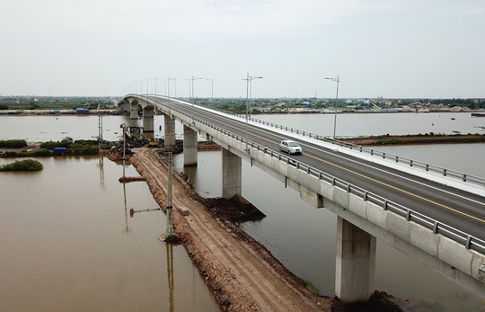 Đã chính thức thông xe cầu Thịnh Long, Nam Định trị giá nghìn tỷ