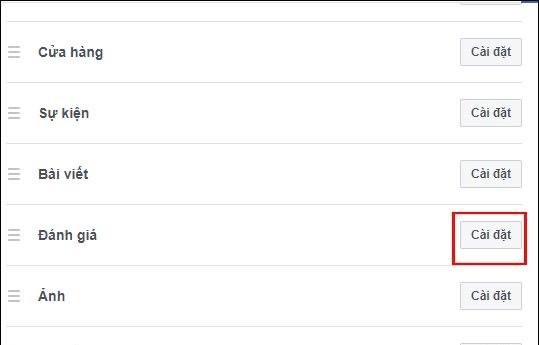 Hướng dẫn tắt đánh giá trên Fanpage Facebook nhanh nhất