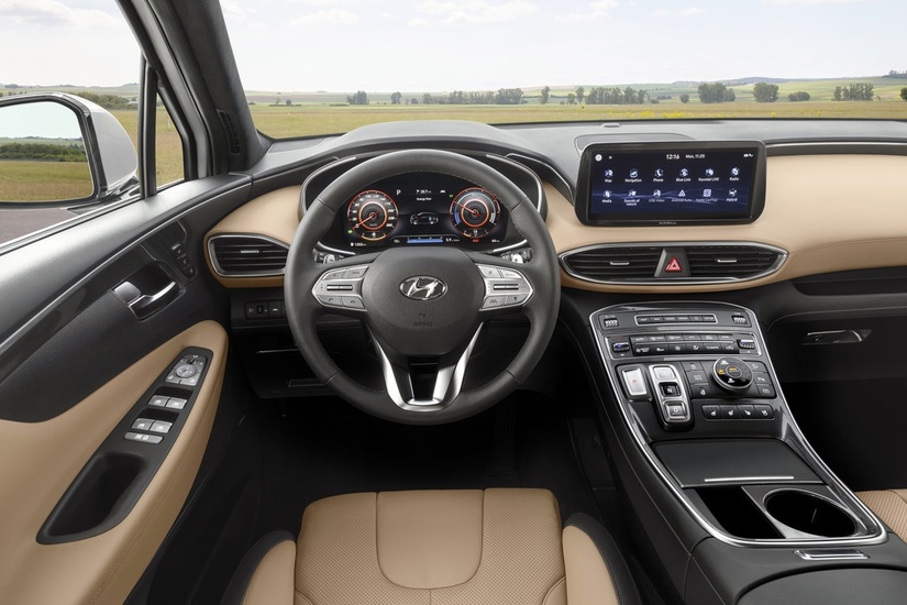 Hyundai Santa Fe 2021 lột xác ấn tượng với ngoại hình và thiết kế nội thất 