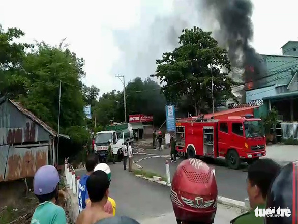 Xe bồn phát nổ tại cây xăng, tài xế tử vong trong đám cháy kinh hoàng
