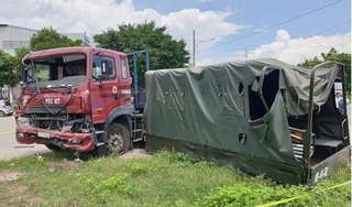 Container tông xe quân sự khiến 7 chiến sĩ thương vong