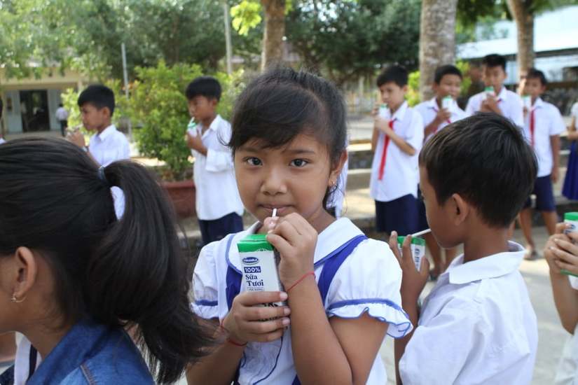 Vinamilk tiếp tục được chọn là đơn vị triển khai sữa học đường 