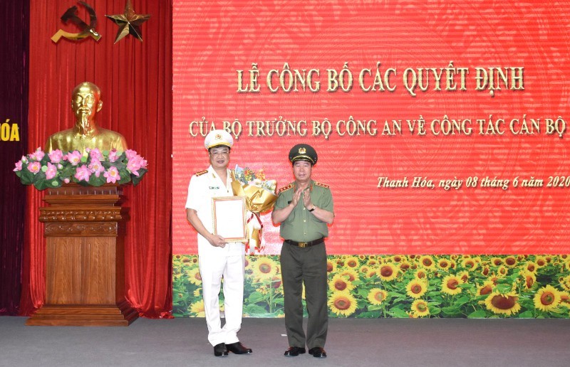Đại tá Trần Phú Hà là tân Giám đốc Công an tỉnh Thanh Hóa