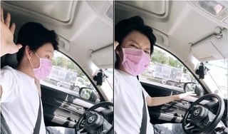 Quang Trung bị chỉ trích khi thả hai tay lái xe ô tô vì... sợ nắng
