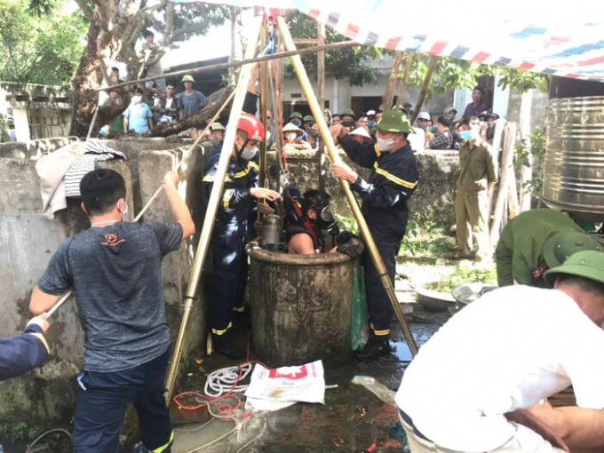 Nguyên nhân hai bố con tử vong dưới giếng nước bỏ hoang ở Thanh Hoá