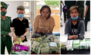 Bắt 3 đối tượng vận chuyển 30 kg ma túy đá từ nước ngoài về Việt Nam