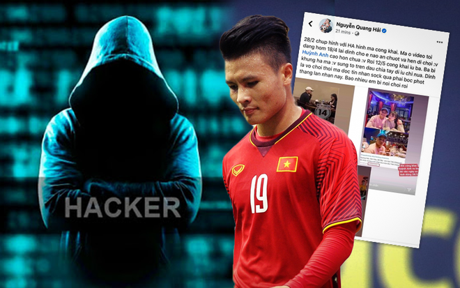 Cục An ninh mạng truy tìm người hack facebook cầu thủ Quang Hải