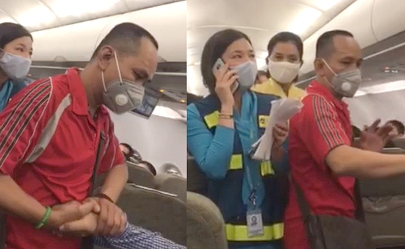 Cấm bay 12 tháng với nam hành khách kích động gây rối trên máy bay