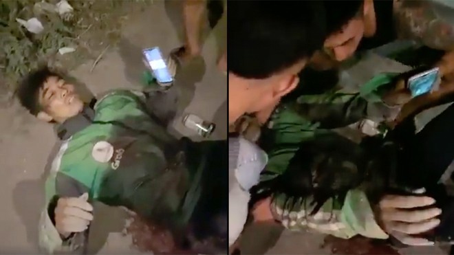 Cha tài xế GrabBike gặp cướp ở Hà Nội: 'Con tôi bị đâm tới 6 nhát'