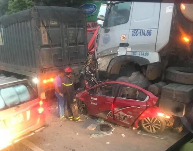 Kết quả kiểm tra nồng độ cồn tài xế container đè nát bét xe con khiến 3 người thiệt mạng