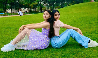 Bất chấp cam thường, 2 công chúa nhà MC Quyền Linh vẫn đẹp 'hút hồn'