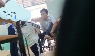 Nữ học sinh bị thầy giáo bắt quỳ giữa lớp, tát liên tiếp vào mặt