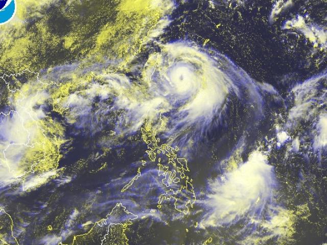 Vùng áp thấp đã mạnh lên thành áp thấp nhiệt đới trên Biển Đông