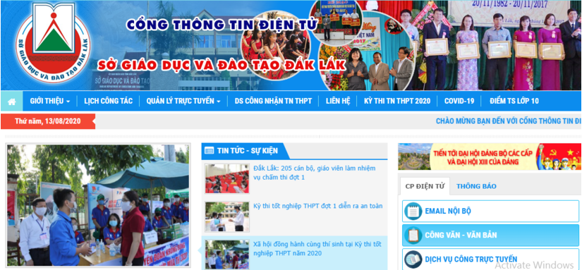 Tra cứu điểm thi THPT quốc gia 2020 tỉnh Đắk Lắk ở đâu nhanh nhất