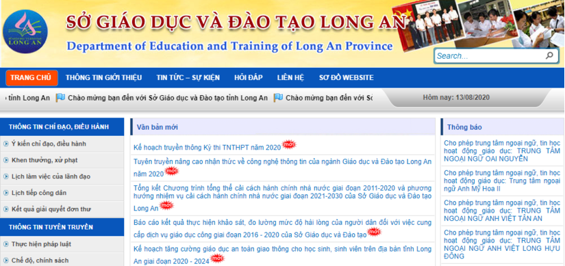 Tra cứu điểm thi THPT quốc gia 2020 tỉnh Long An ở đâu nhanh nhất