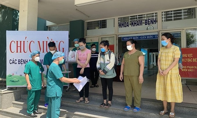 Quảng Nam công bố khỏi bệnh và cho xuất viện thêm 4 bệnh nhân Covid-19