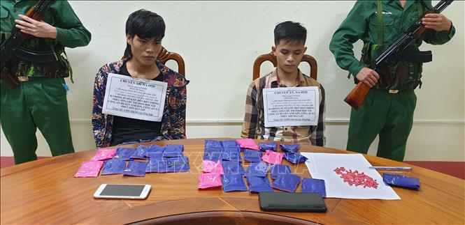 Hai đối tượng bị bắt giữ là Phan Bá Linh và Nguyễn Văn Mại thuộc huyện Anh Sơn