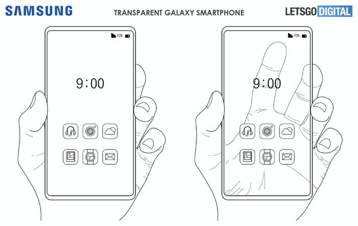 Samsung có thể sẽ cho ra mắt smartphone trong suốt trong tương lai