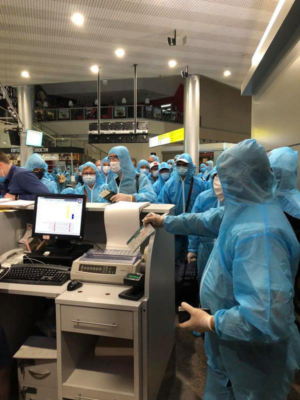 Cách ly 14 trường hợp F0 thuộc đoàn quân đội dự Army Games tại Nga về nước