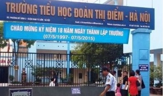 Hà Nội: Trường tiểu học Đoàn Thị Điểm bỏ quên học sinh trên xe đưa đón