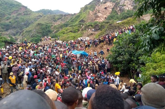 Sập mỏ vàng ở Congo khiến nhiều người tử vong thương tâm 