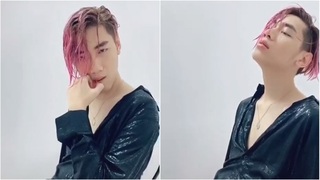 K-ICM khiến MXH 'dậy sóng' vì cách tạo dáng với mái tóc hồng ướt át