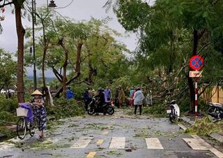 Hàng nghìn nhà dân tốc mái, 1 người ở Huế bị cây đổ đè tử vong trong bão