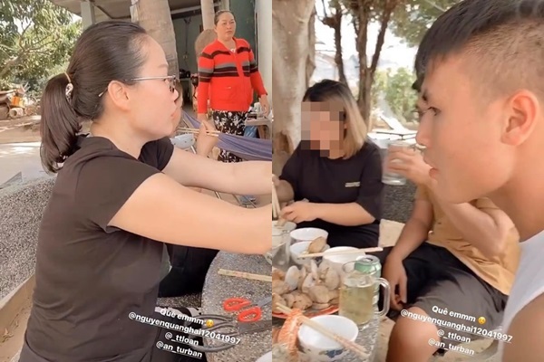 Quang Hải chính thức ra mắt gia đình Huỳnh Anh