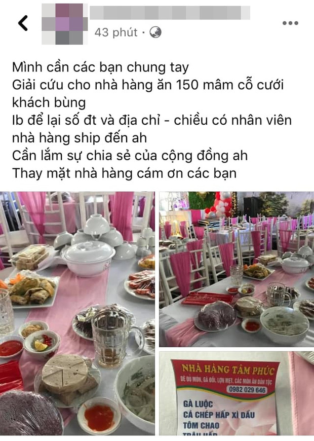 Một nhà hàng ở Điện Biên bị 'bỏ bom' 150 mâm cỗ cưới