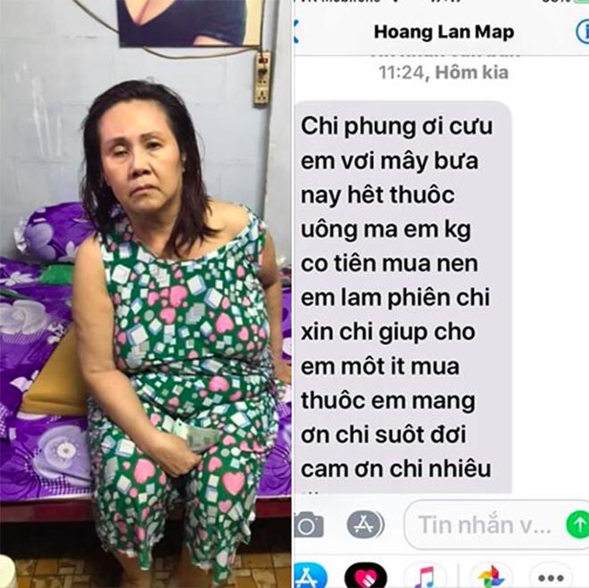 Sức khỏe tụt dốc, nghệ sĩ Hoàng Lan nhập viện với vết thương lở loét nghiêm trọng