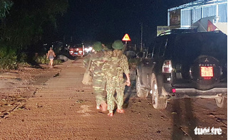 Lực lượng công binh từ Nghệ An vào tìm kiếm 13 cán bộ, chiến sĩ mất tích