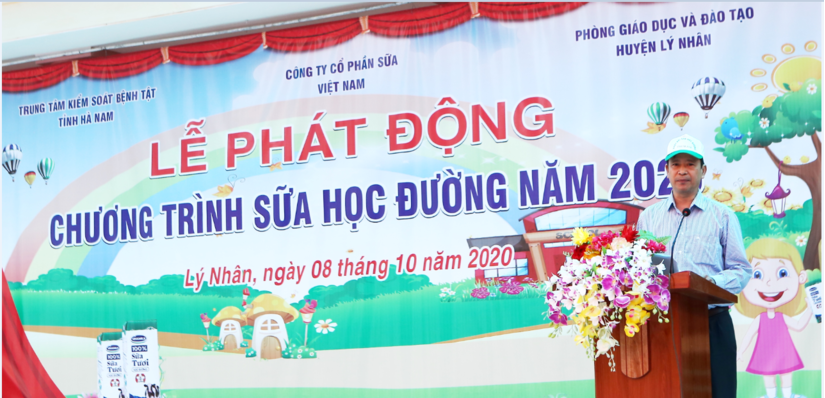 Tỉnh Hà Nam phát động 'Chương trình sữa học đường' năm học 2020-2021