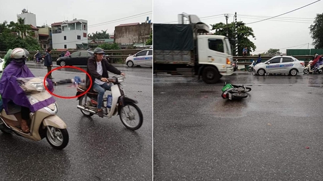 Hai xe máy đấu đầu, tài xế GrabBike quê Nam Định tử vong