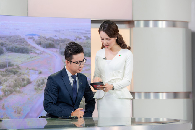 Á hậu Thụy Vân lên sóng VTV, 'đập tan' tin đồn nghỉ việc 