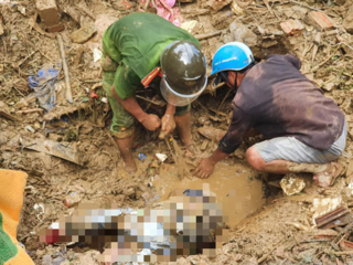 Tìm thấy thêm 1 thi thể ở Trà Leng, còn 23 người mất tích do sạt lở