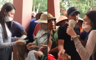 Lãnh đạo huyện yêu cầu thôn trả lại dân tiền vợ chồng Thủy Tiên trao tặng