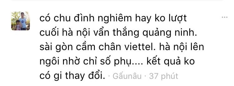 Người hâm mộ dự đoán bất ngờ về đội vô địch V.League