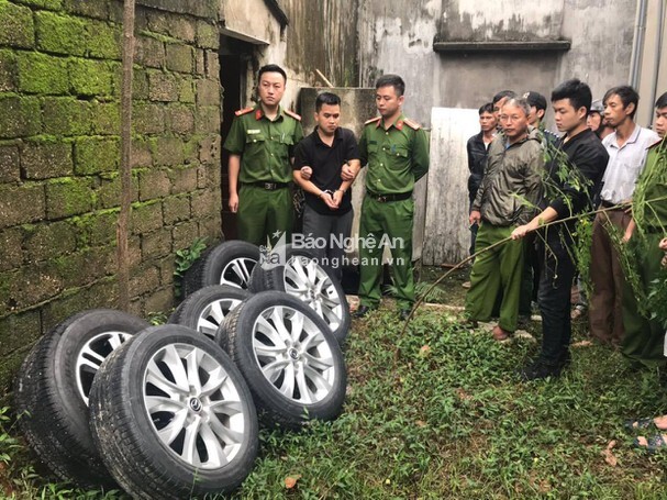 Đã bắt được kẻ gây ra hàng loạt vụ tháo trộm xe ô tô ở Nghệ An