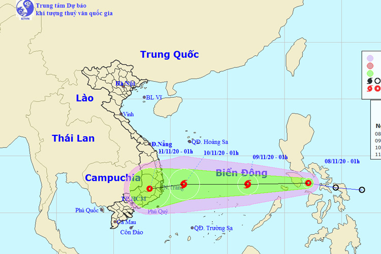 Áp thấp nhiệt đới mới khả năng mạnh lên thành bão, tiến vào miền Trung