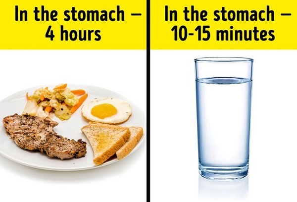 Có nên uống nước trong khi ăn