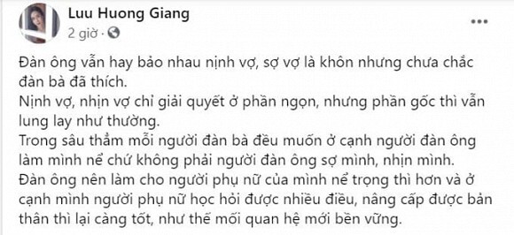 Bị đồn rạn nứt với Hồ Hoài Anh, Lưu Hương Giang lên tiếng giải thích