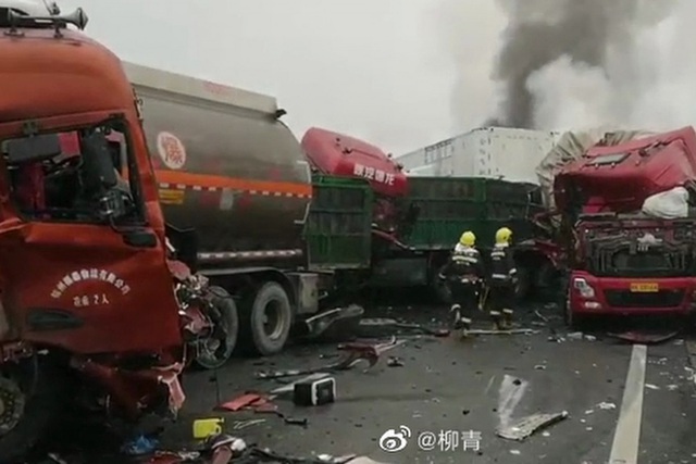 Trung Quốc: Hơn 40 phương tiện đâm liên hoàn khiến 9 người thương vong